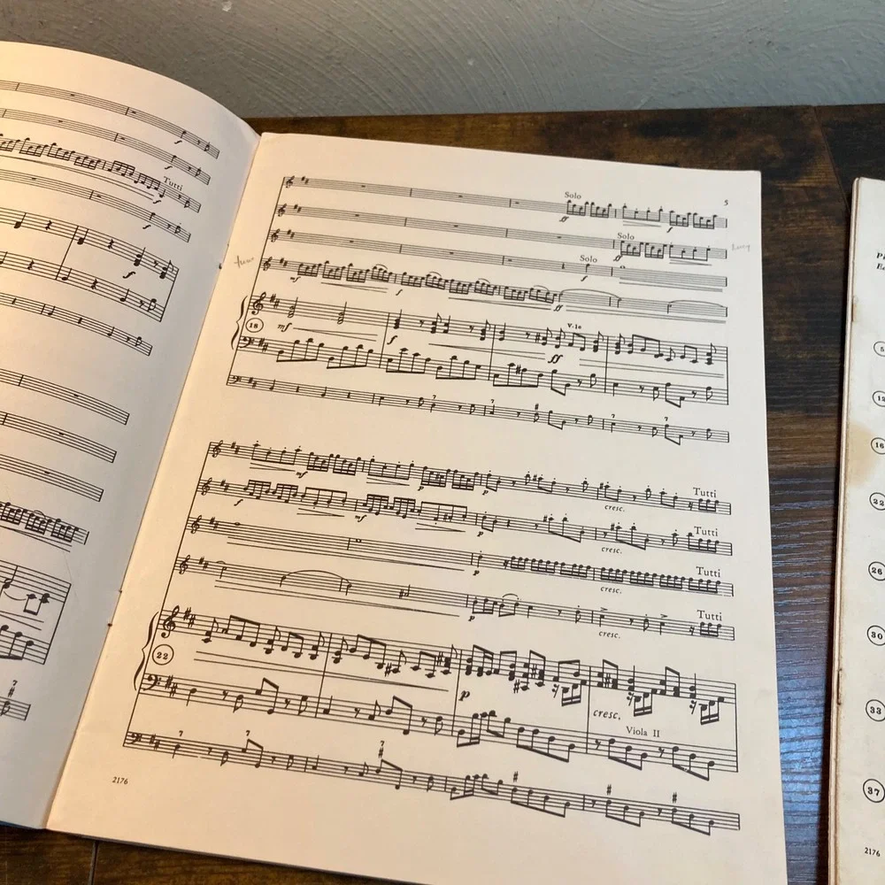Vivaldi Concerto in B minor F. IV n. 10 Four Violins Piano Sheet Music IMC 2176